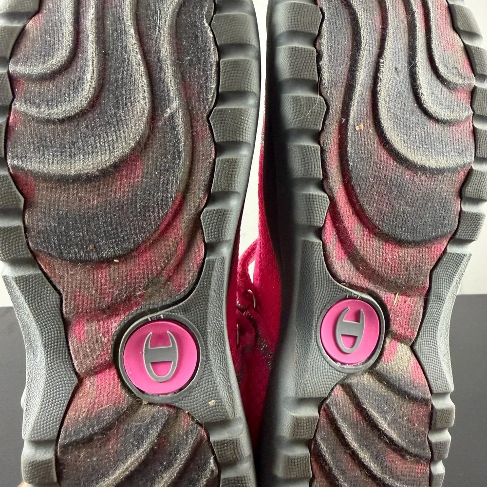Champion Mary Jane Flats Girls 4 Pink Comfort Athletic Round-Toe School Casual
